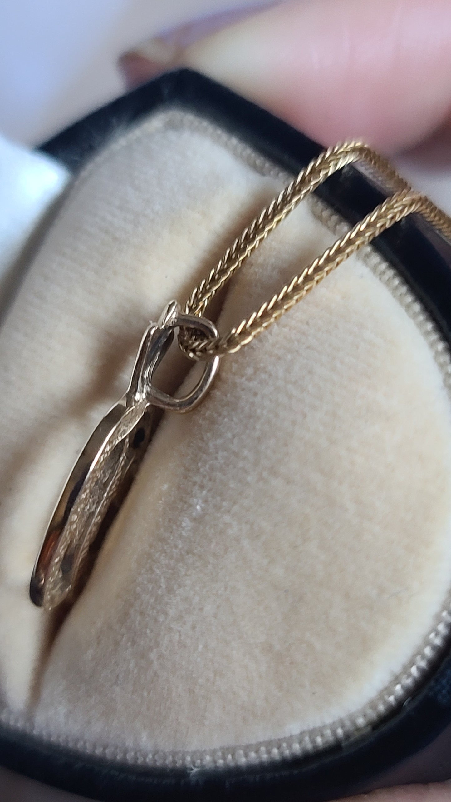 Initial D Pendant, 14K Yellow Gold